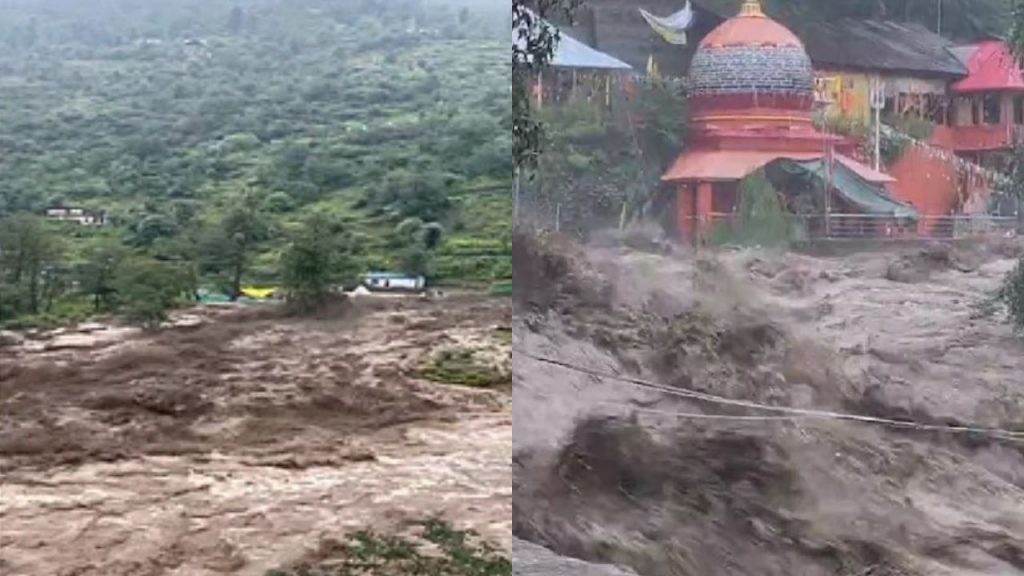 Cloudburst in Doda, Jammu caused devastation.