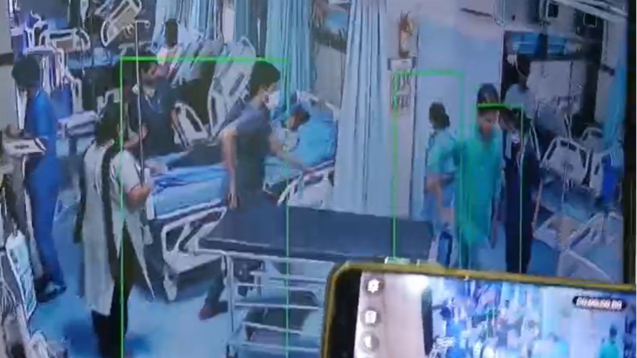 The patient died due to lack of oxygen in the hospital.