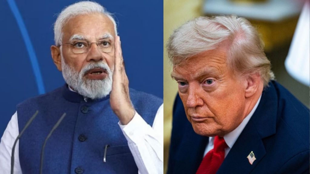 PM Modi and President Trump.