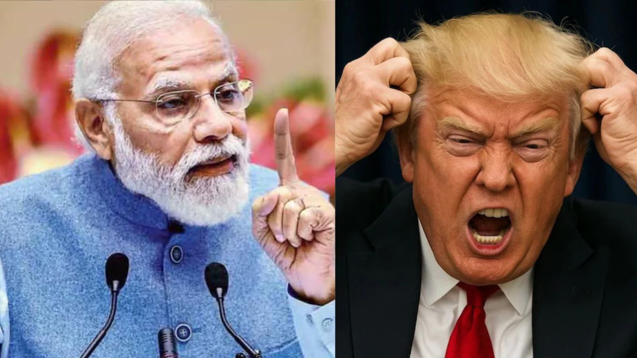 PM Modi and Donald Trump.