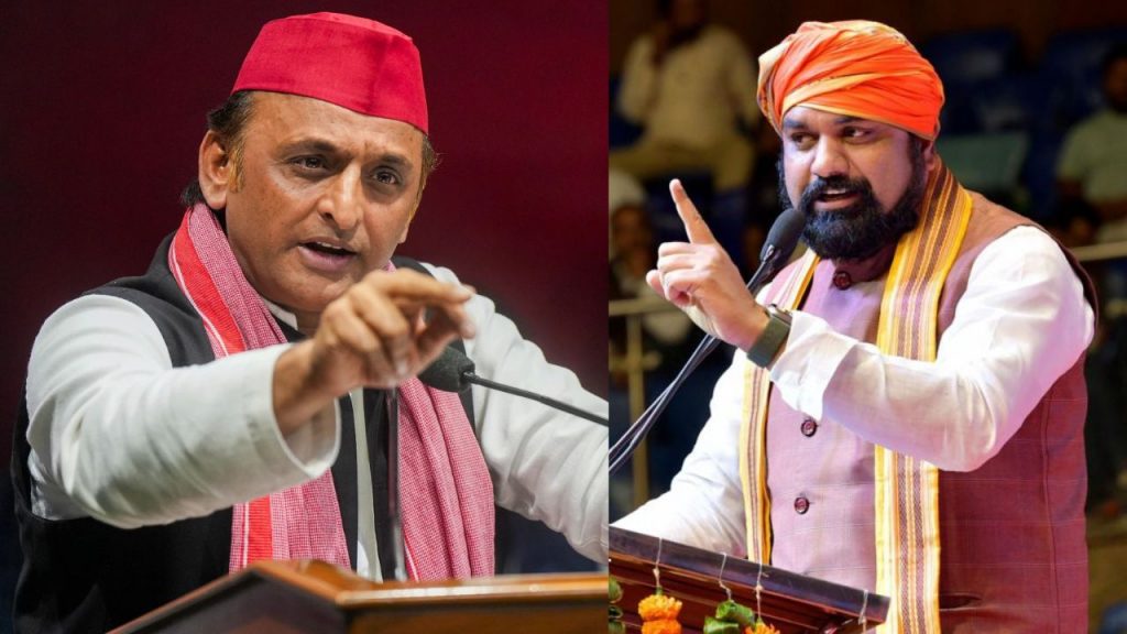 Akhilesh Yadav and Samrat Chaudhary(File Photo)