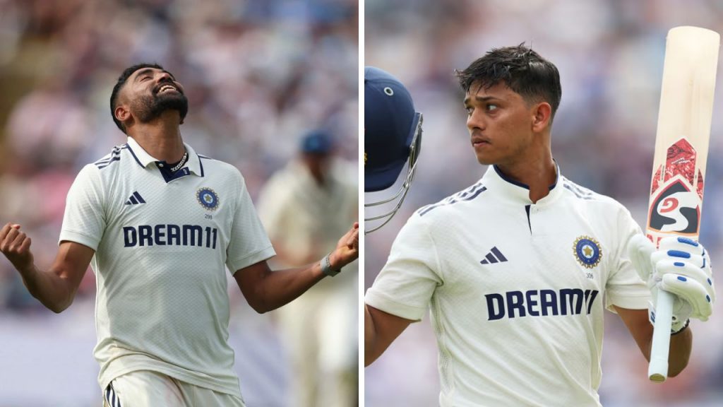 Mohmmad Siraj and Yashasvi Jaiswal