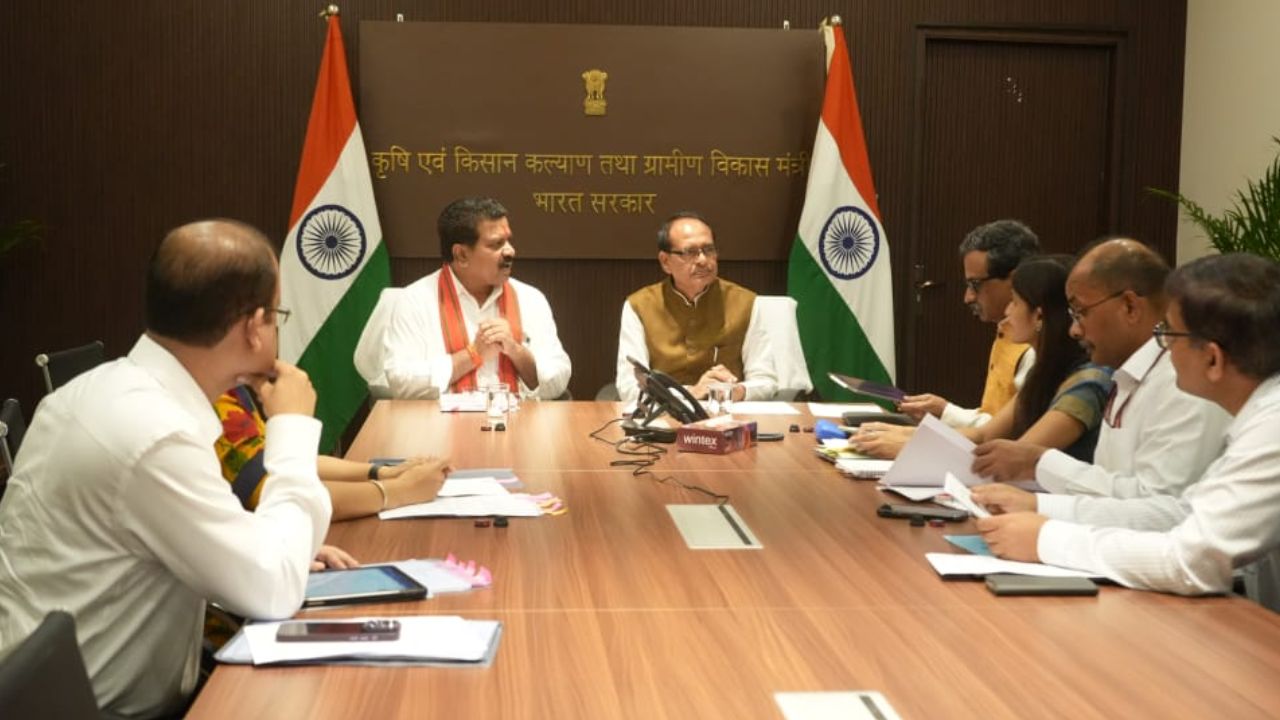 Shivraj Singh Chouhan and Vijay Sharma