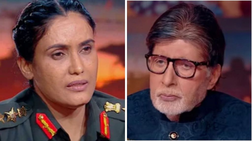 Sofia Qureshi and Amitabh Bachchan