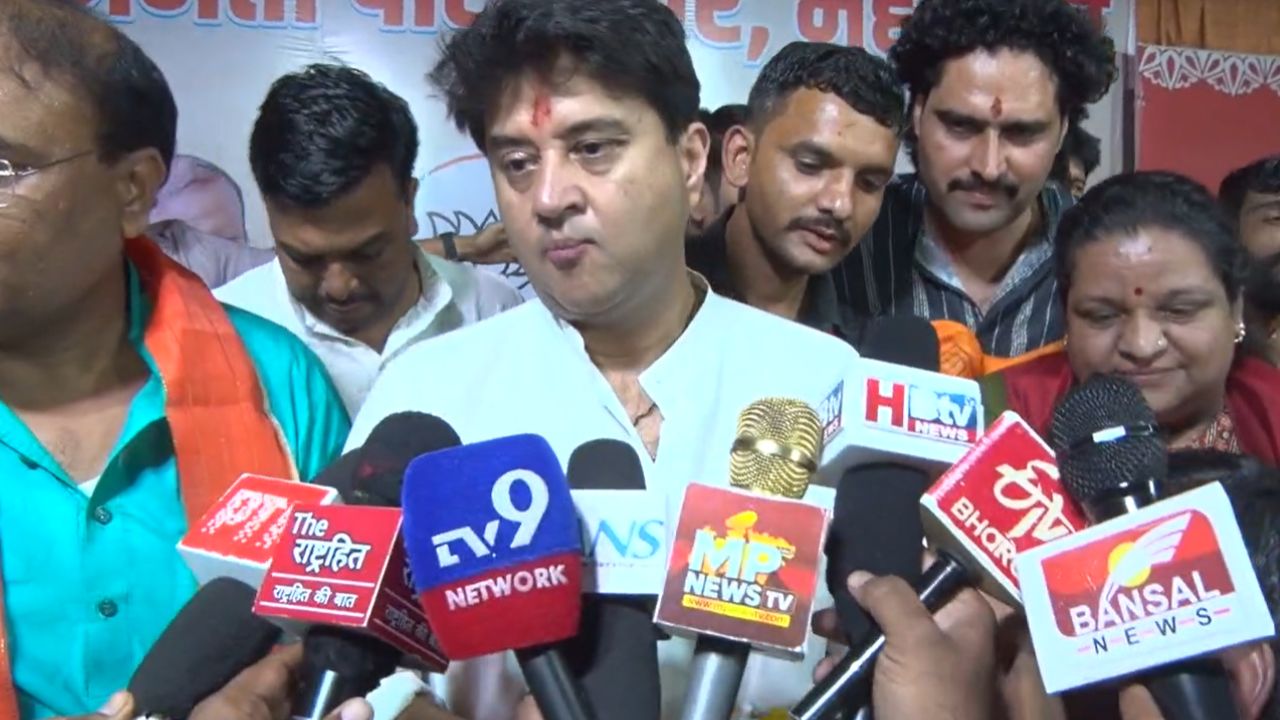 Union Minister Jyotiraditya Scindia