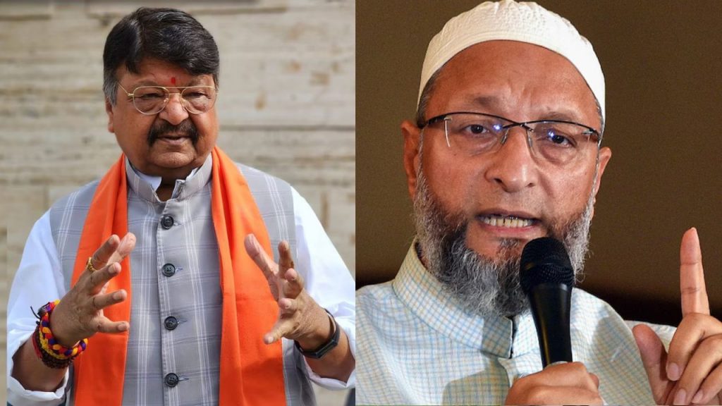 Kailash Vijayvargiya and Asaduddin Owaisi (File Photo)