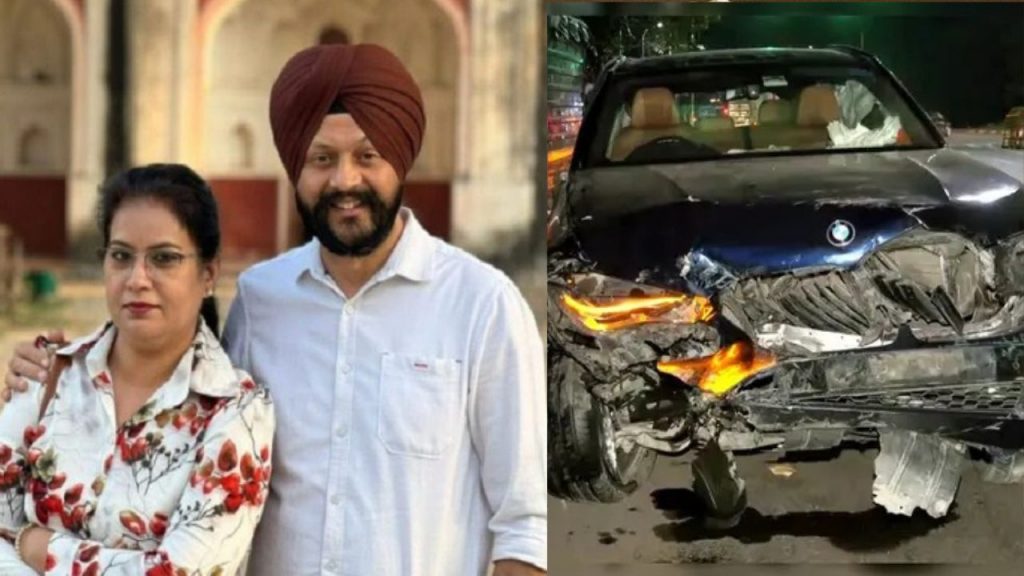 Accused woman detained in BMW accident