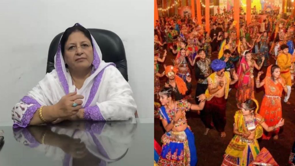 Congress councilor Rubina appealed to Muslim youth not to participate in Garba.