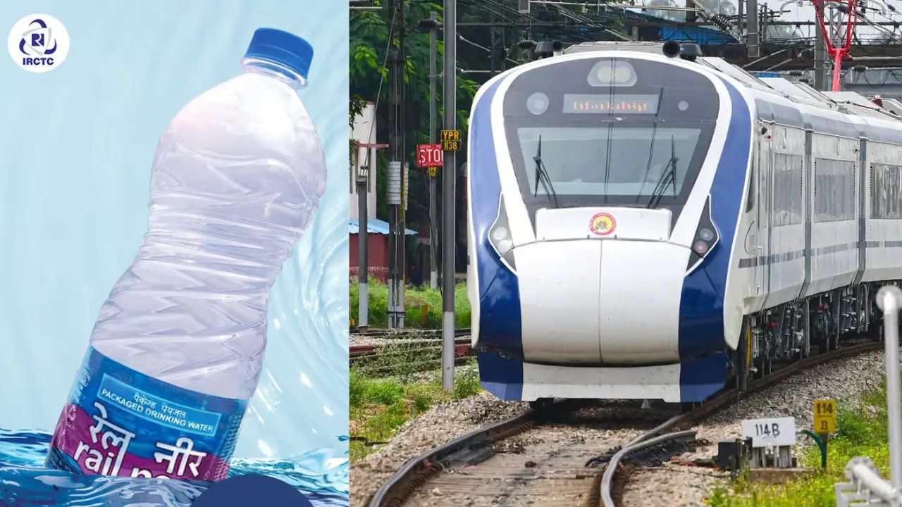 Vande Bharat Premium Trains 1 Litre Water Bottle