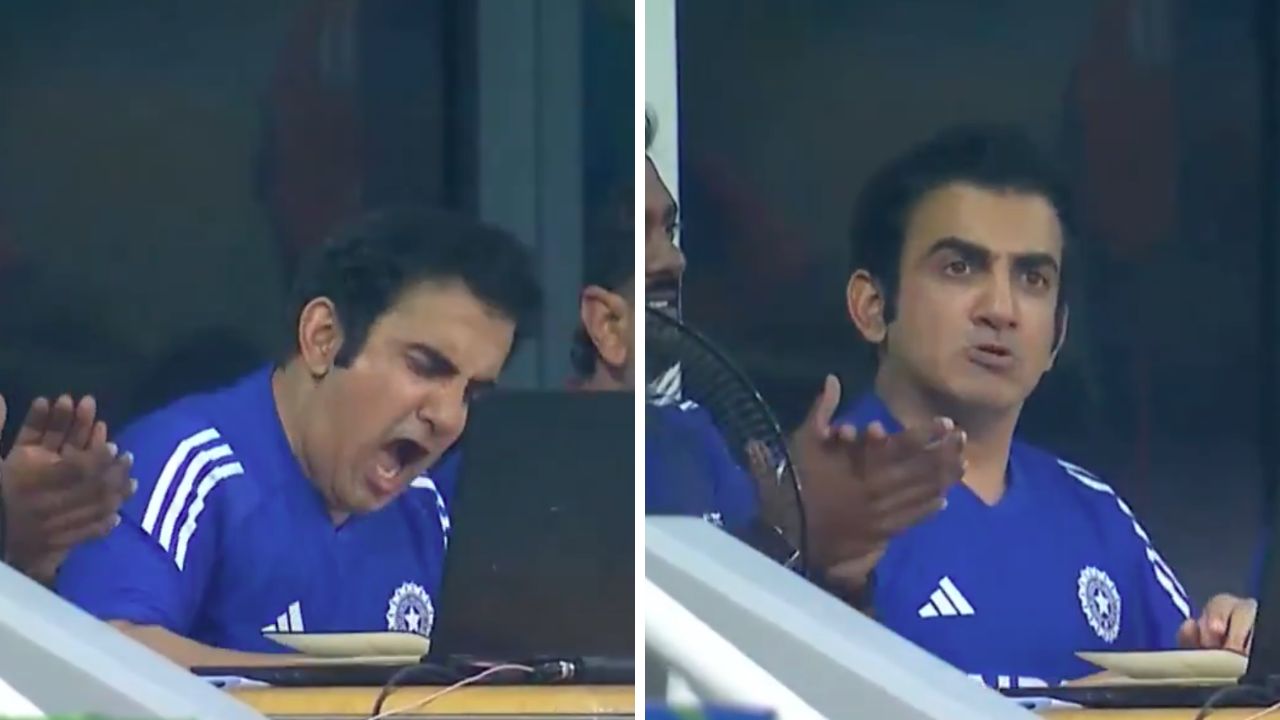 Gautam Gambhir reaction after Asia Cup 2025 final win viral video
