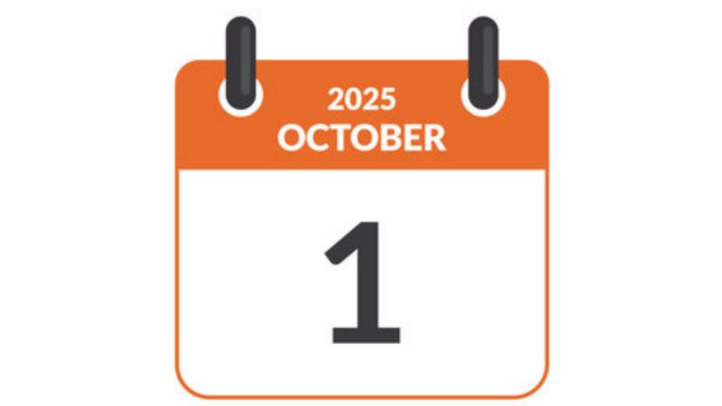 Rule Changes from 1 Oct