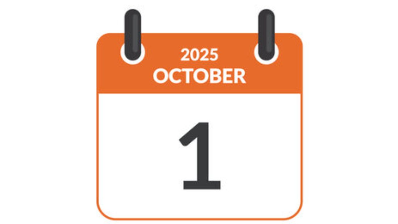 Rule Changes from 1 Oct