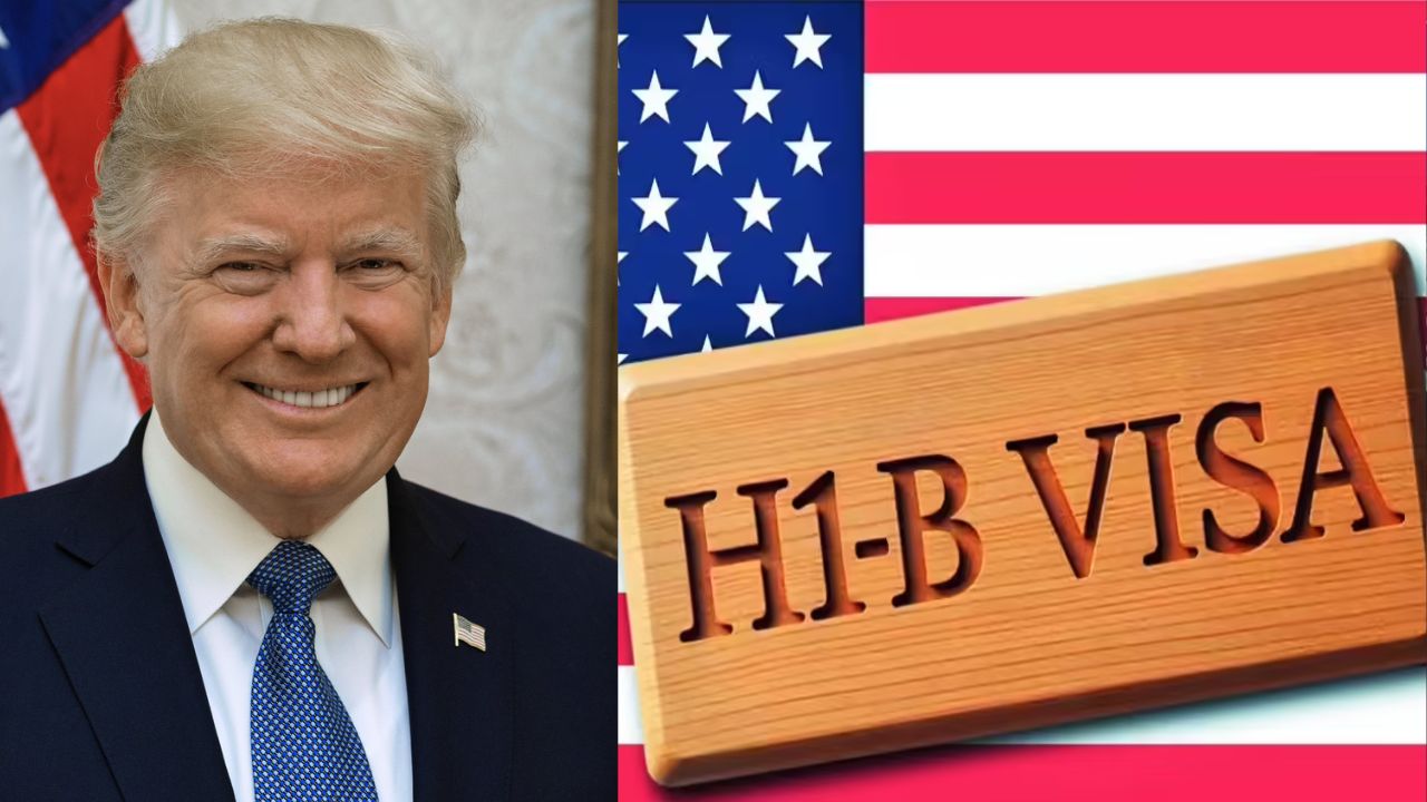 US President Donald Trump has changed the rules for H1B visas, now requiring a fee of Rs 88 lakh