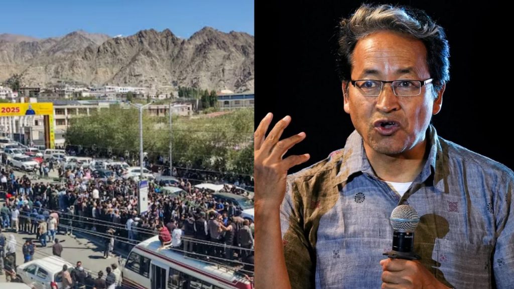 The central government blamed Sonam Wangchuk for the Ladakh violence.