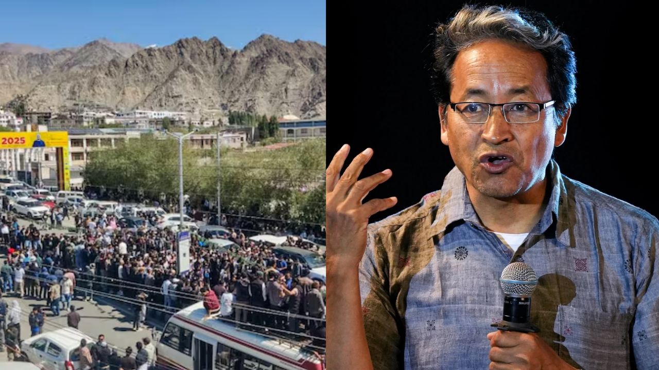 The central government blamed Sonam Wangchuk for the Ladakh violence.