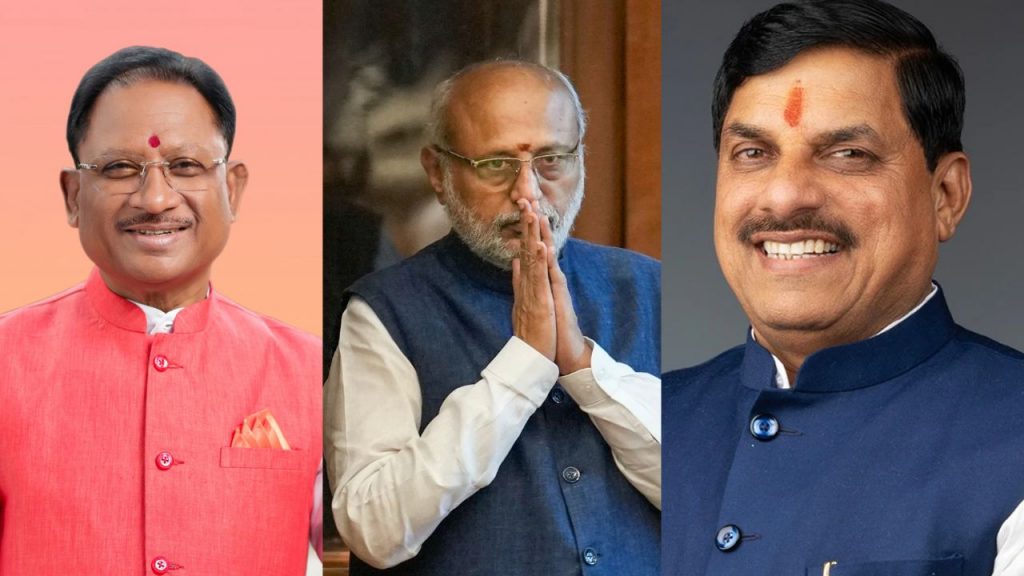 CM Mohan Yadav and CM Vishnudev Yadav congratulated CP Radhakrishnan on becoming the Vice President