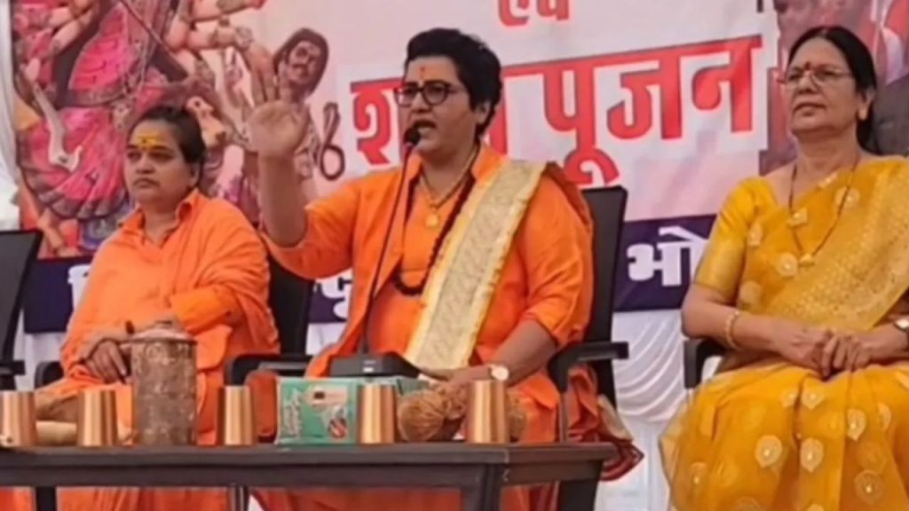 Former Bhopal MP Sadhvi Pragya's controversial statement on non-Hindus