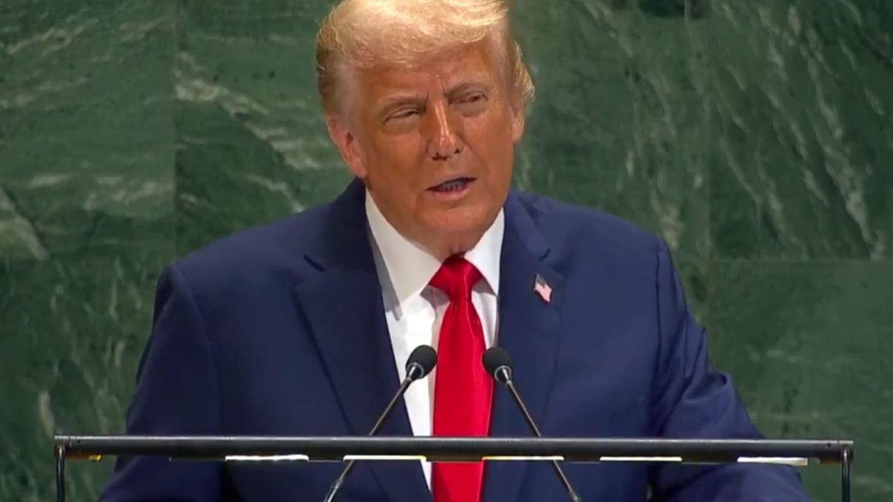 US President Donald Trump delivers speech at the United Nations, blames India and China for the Ukraine war