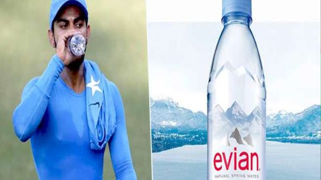 Virat drinking water