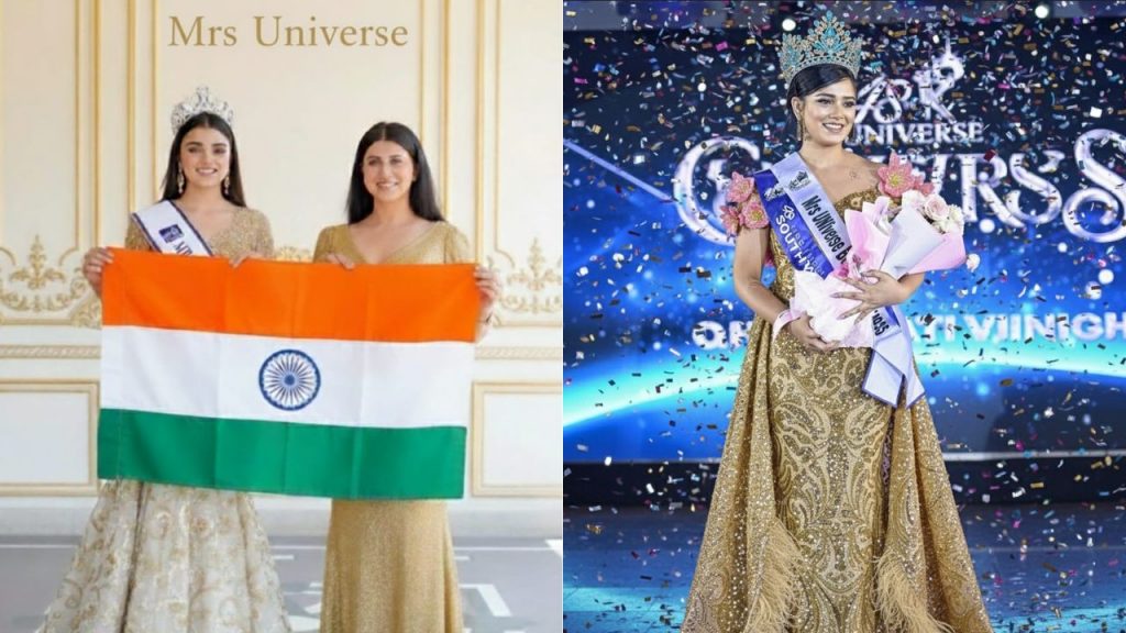 Gwalior’s Shivika crowned Mrs Universe Beauty Princess 2025