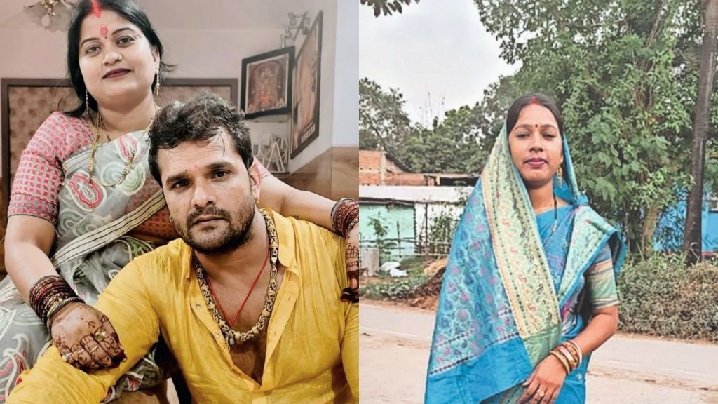 Khesari Lal Yadav's wife and younger daughter