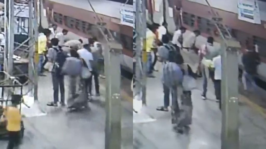 RPF jawan saved the life of a passenger