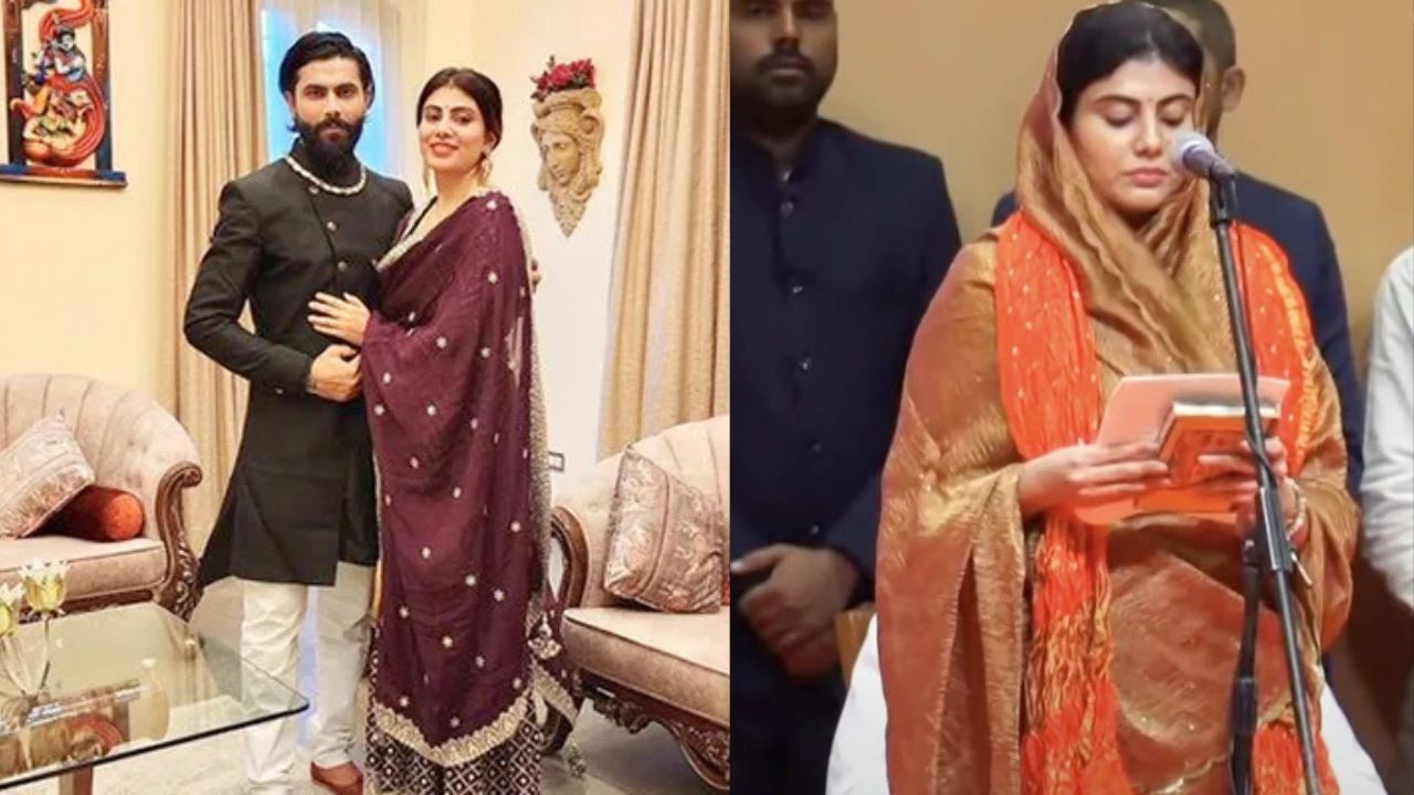 Rivaba Jadeja UPSC Journey Ravindra Jadeja Wife Minister Gujarat Politics 2025