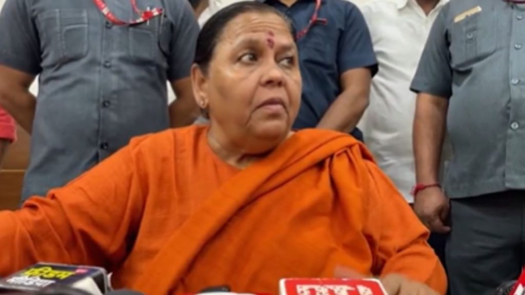 BJP leader Uma Bharti.