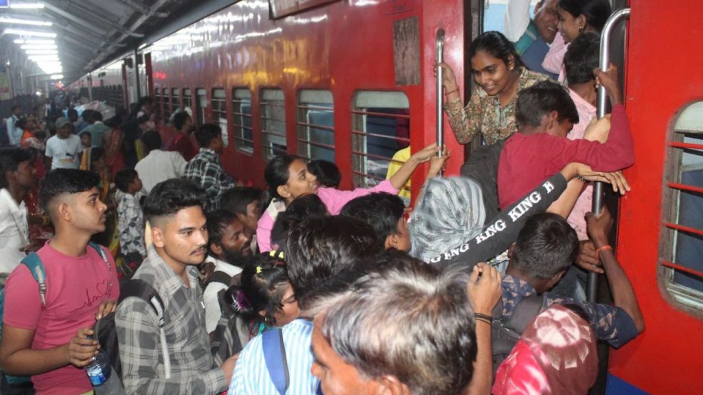 Bihar Train Accident Diwali Rush Passengers Fell From Train
