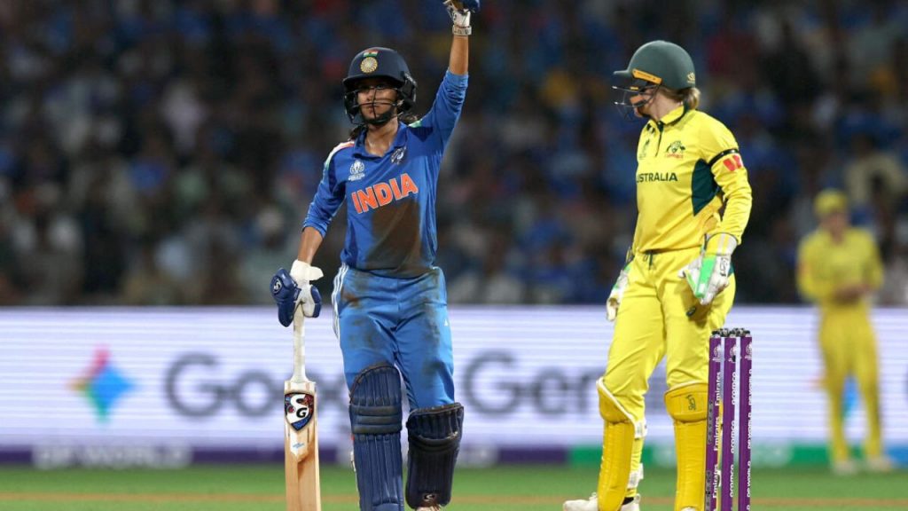 India reached the final of the World Cup by defeating Australia.