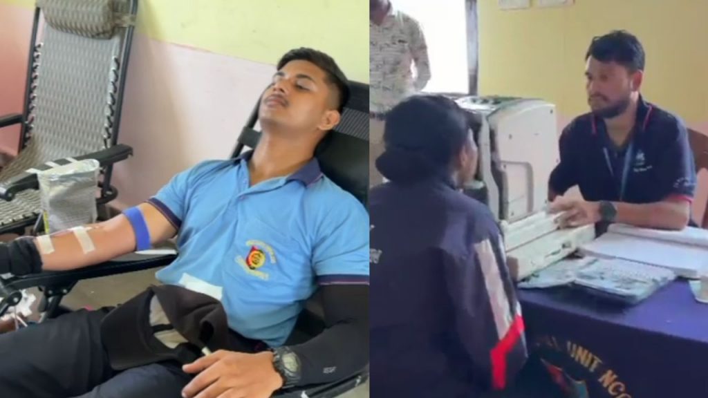 Free health camp organized at NCC training centre.