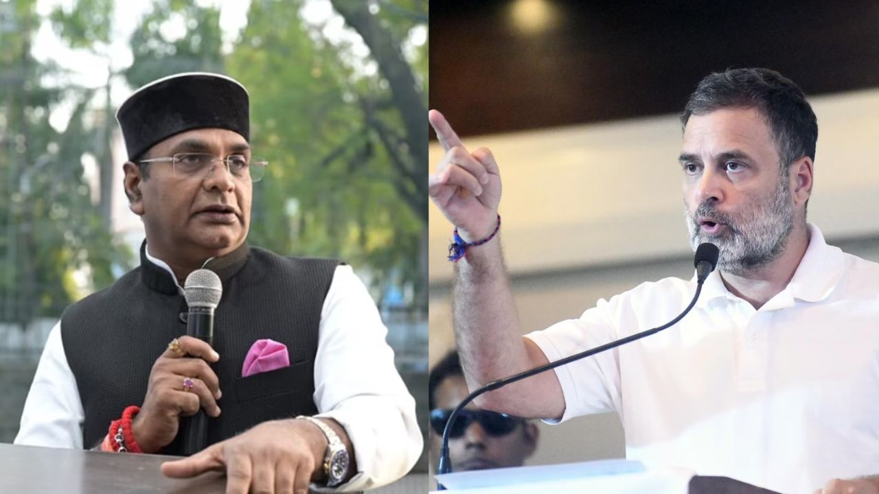 Vishwas Sarang and Rahul Gandhi (File Photo)