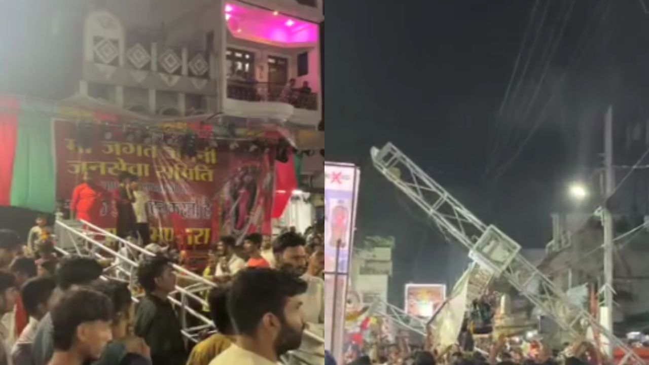 A woman died in an accident at the Dussehra fair in Jabalpur.