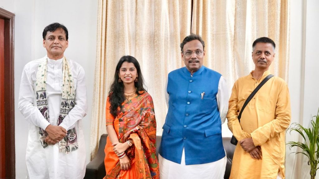 Discussion in political circles after Maithili Thakur's meeting with BJP leaders.