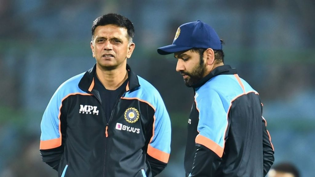 Rahul Dravid and rohit Sharma