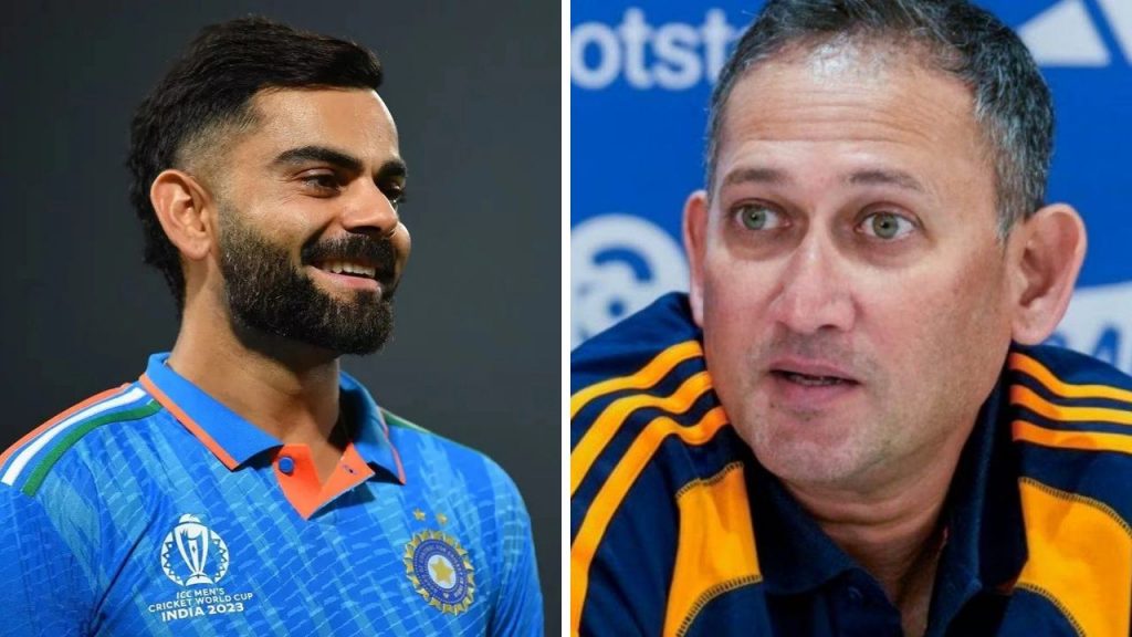 virat kohli and ajit agarkar