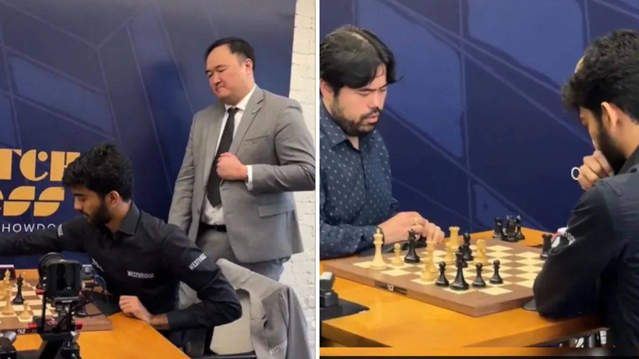 D Gukesh Takes Revenge On Hikaru Nakamura After Insulting King Throwing