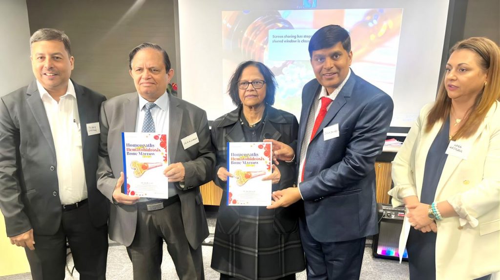 Dr. Dwivedi at the International Homeopathy Conference