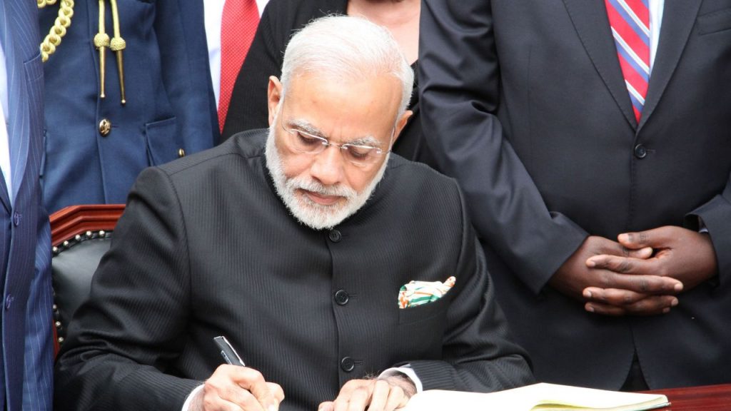 PM Modi Signature Pen Color