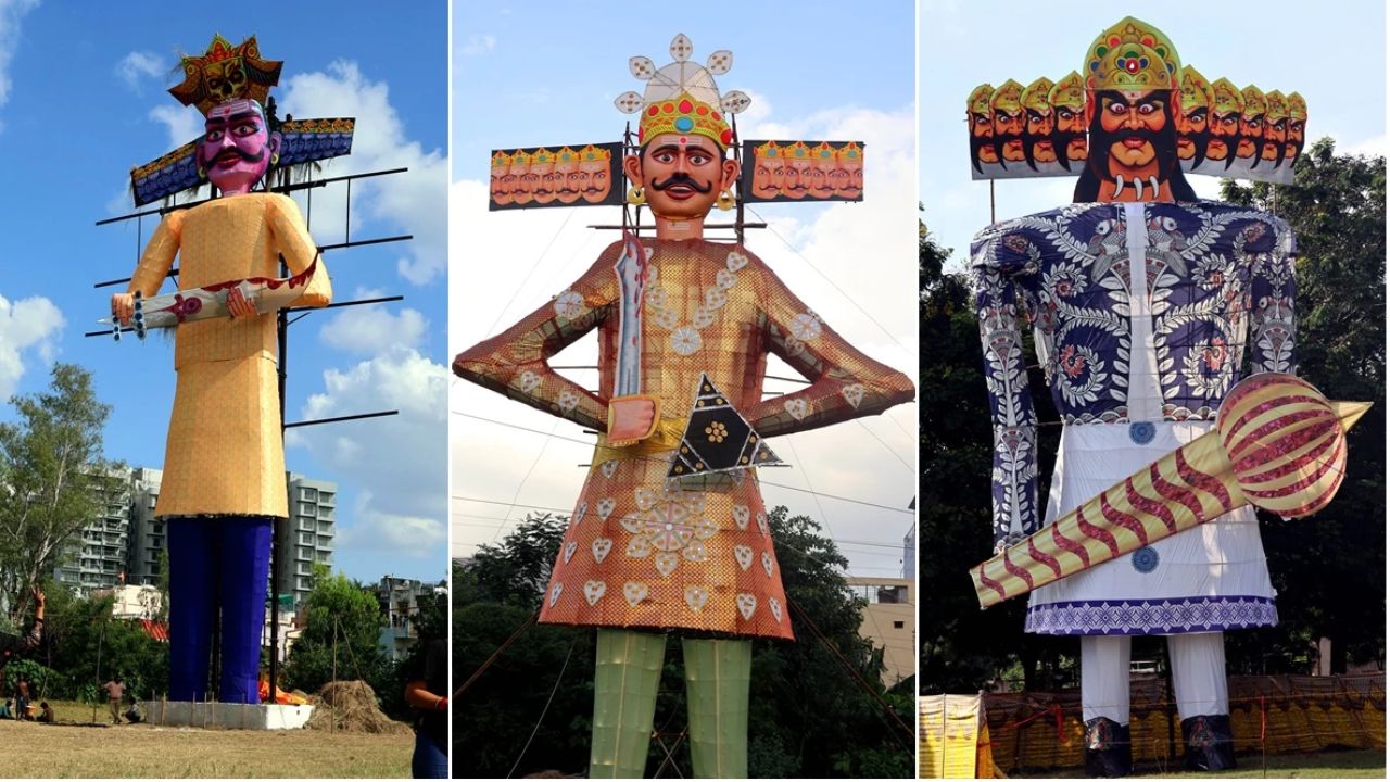 indore 111 feet ravan statue