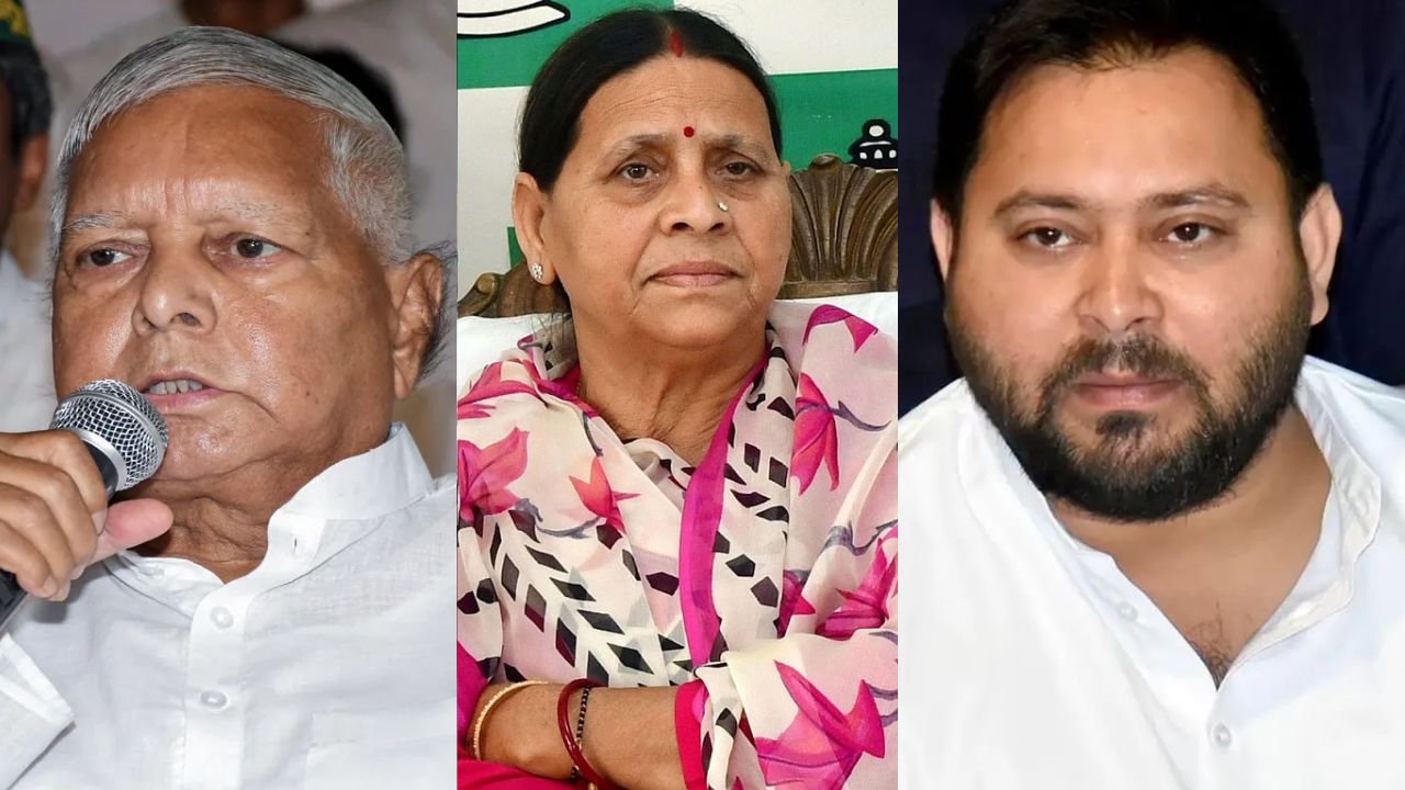 Lalu Yadav Rabri Devi Tejashwi Yadav charged under IPC 420 in IRCTC scam case
