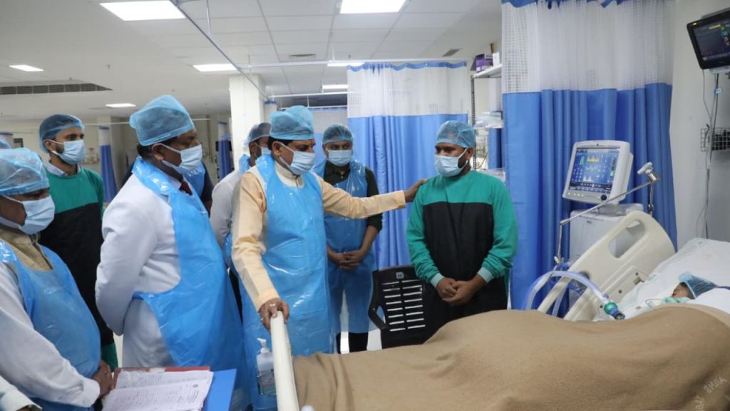 Cough syrup case: CM Mohan Yadav meets sick children at Nagpur AIIMS