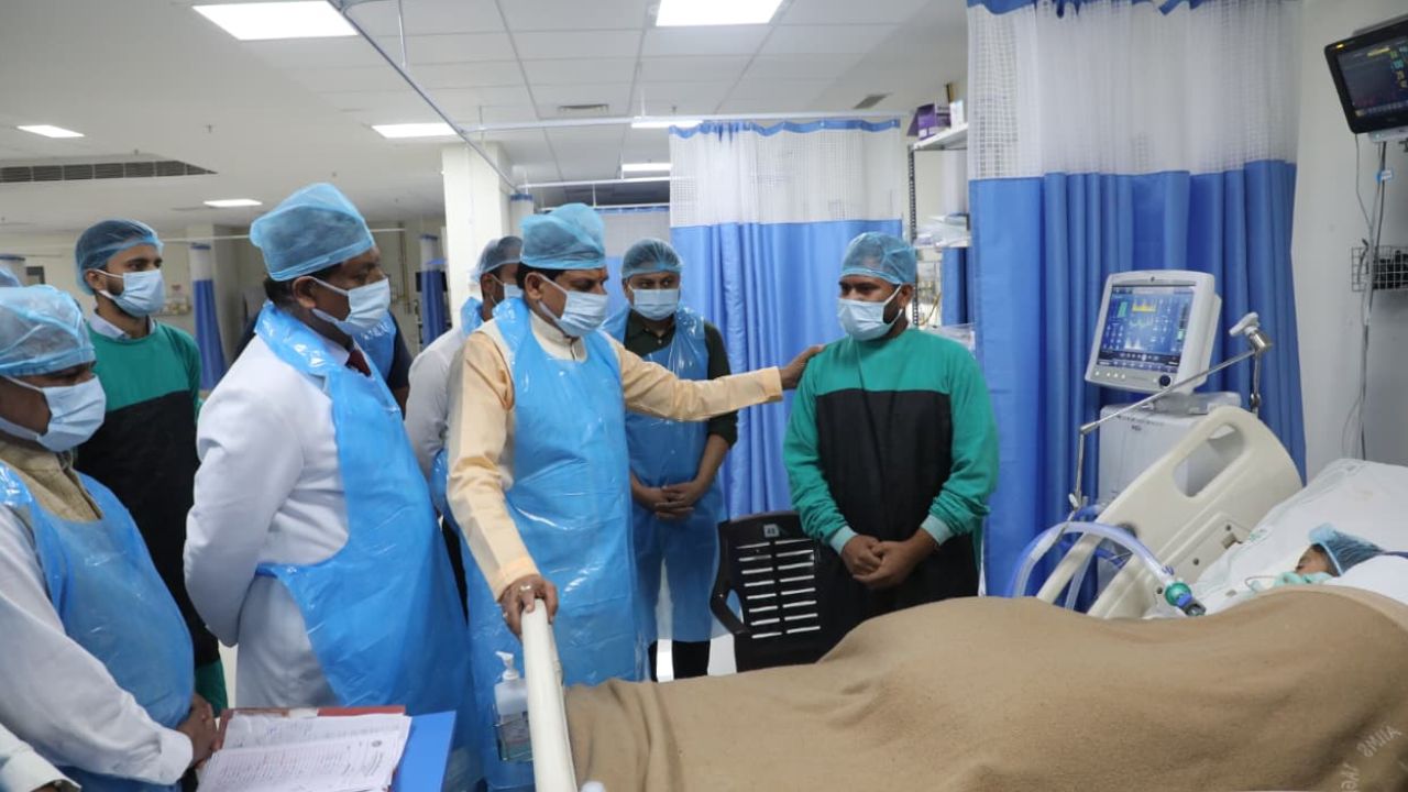 Cough syrup case: CM Mohan Yadav meets sick children at Nagpur AIIMS