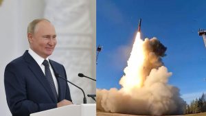 Russian army conducted nuclear exercise President Vladimir Putin gave instructions