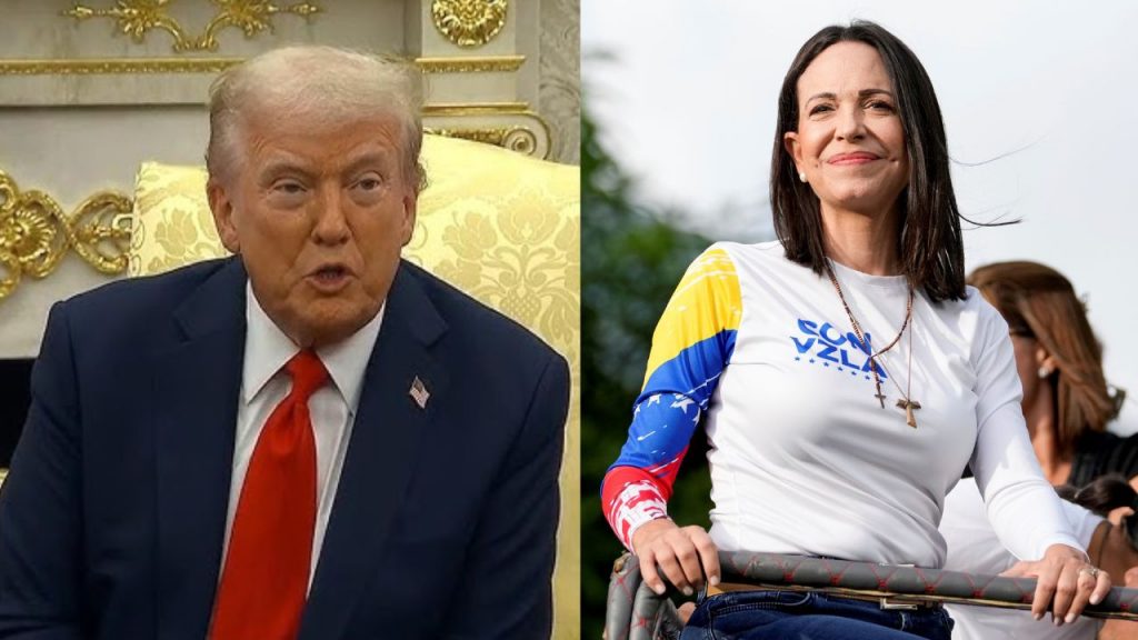 Donald trump reaction after maria corina machado wins nobel peace prize