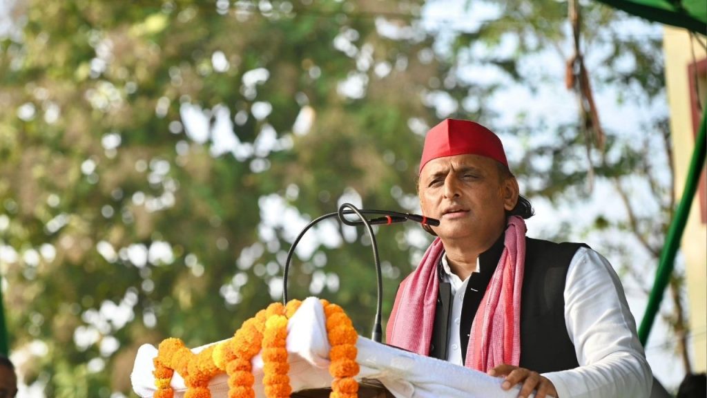 Akhilesh Yadav reacting to Bihar election 2025 trends with SIR remark