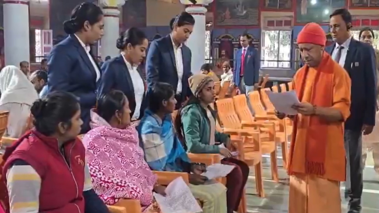 CM Yogi assures girl don’t worry about money and orders immediate medical help for mother
