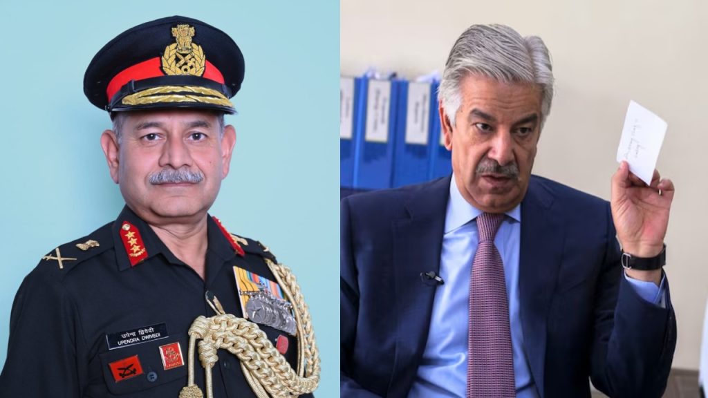 Indian Army Chief statement Khawaja Asif reaction
