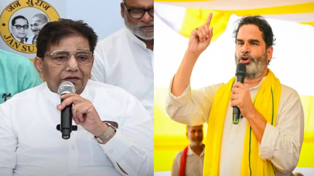 National President of Jansuraj Uday Singh and Prashant Kishore