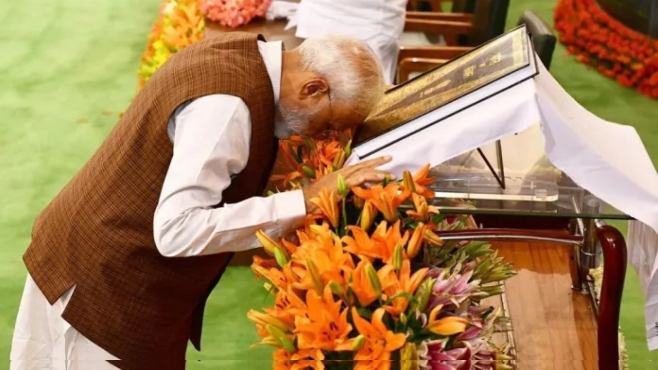 PM Narendra Modi Constitution Day letter saying Constitution empowered a common man to become PM